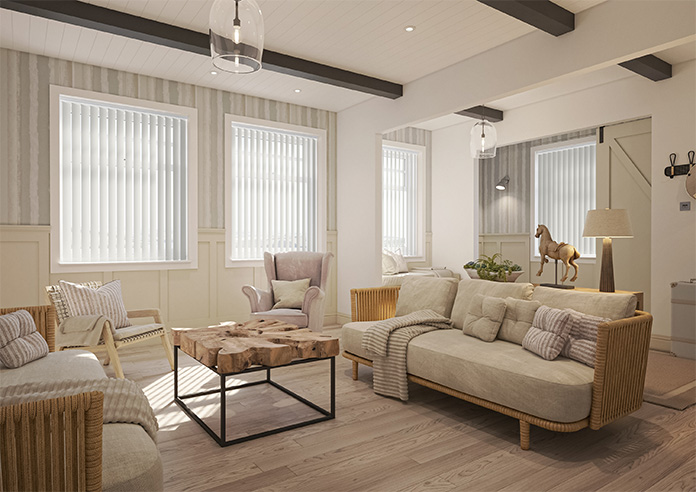 Orion (Blackout), Light Grey - Vertical Blind - Image 7